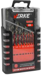 VERKE Set de burghie de metal HSS 19 buc 1mm-10mm 60051 (V05073) Burghiu