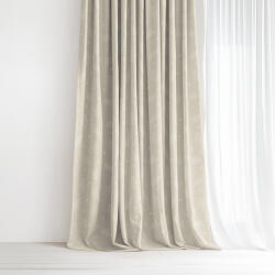 Goldea karácsonyi függöny luca - téli ágak latte 160x150 cm