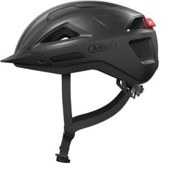 ABUS Lowk-Y LED kerékpáros sisak - bársonyfekete
