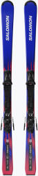 Salomon Gyermek lesikló sílécek + kötések Salomon Equipe MT JR + M10 GW race blue/equipe red