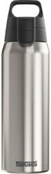 SIGG Shield Therm One Brushed szigetelt termosz palack - szénsavas italokhoz - szivárgásmentes - mosogatógép-álló - BPA-mentes - 90% újrahasznosított rozsdamentes acél - ezüst - 0, 75L