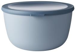 Mepal Cirqula Round Multi Bowl ételtároló doboz - 3000 ml - Nordic Blue - légmentes, mikrohullámú sütőbe és mosogatógépbe tehető - törésálló