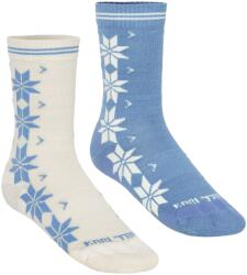 KARI TRAA VINST SOCK 2PK Alb, Albastru 36-38 (611650 OCE Large)