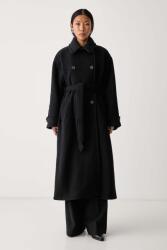 APC A. P. C. női gyapjú kabát - fekete 40