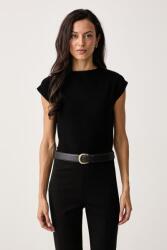 TWINSET női blúz viszkózzal - fekete L - answear - 66 990 Ft