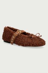 Posa balerina cipő Ballerina Teddy - barna Női 40