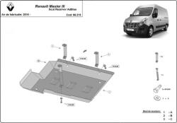 Scut Protection Renault Master 3 - Model 3, 2016-2024 - Acél AdBlue tartályvédő lemez