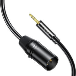 ORICO AXKF 3.5mm Mini Jack - XLR Audio Kábel - 5m - Fekete (ORICO-AXKF-50-BK-BP)