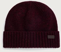 Barbour beanie férfi gyapjú Carlton Beanie - burgundia Univerzális méret