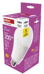 EMOS Classic 28W (200W) E27 3452lm 4000K ZQ5E93 A95 LED izzó (EMOS-ZQ5E93)