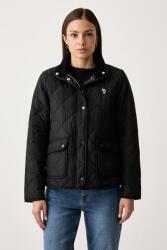 U. S. Polo Assn U. S. Polo Assn. átmeneti kabát női QUILTED JACKET - fekete XS