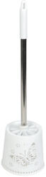 Bewello WC kefe + tartó - pillangós - 49 x 13 x 13 cm - fehér (BW3033) - hejovill