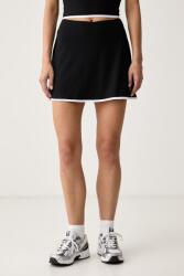 Le Privé szoknya VARSITY SKIRT - fekete M