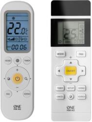 înlocuitoare ONE FOR ALL URC1035 Telecomandă universală pentru aparate de aer condiționat, 5 moduri, afișaj LCD cu iluminare
