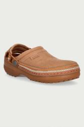 Crocs női papucs Classic Crafted Vegan Suede Stitch Clog - barna Női 41/42