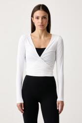 Le Privé hosszúujjú női SOFTSKIN BALLET TOP - fehér M