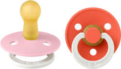BIBS Colour cumik természetes kaucsukból 2db - 2-es méret Változat: Baby Pink Night / Tango Night