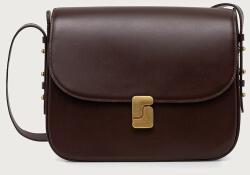 Soeur keresztpántos táska női bőr BELLISSIMA MAXI - barna Univerzális méret