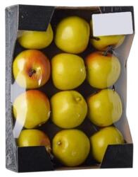  Dekoráció Alma polyfoam 5x5x5 cm sárga, piros 12db/csomag (233218)