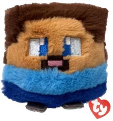 Ty Beanie Bouncers Pattogó Plüss Gombóc Minecraft - Steve (TY83056) - liliputjatek