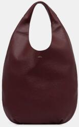 APC A. P. C. női bőr shopper le neige - burgundia Univerzális méret