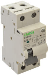 Tracon Kombinált védőkapcsoló elektromechanikus, 2P, 2 modul, B32 (EVOKM2B3203)