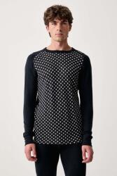 Devold termoaktív hosszú ujjú férfi gyapjú Signature Merino - sötétkék S