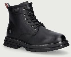 U. S. Polo Assn U. S. Polo Assn. férfi bőr bokacsizma BERNY002 - fekete Férfi 42