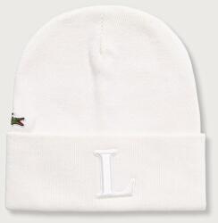 Lacoste beanie gyapjúval - bézs Univerzális méret