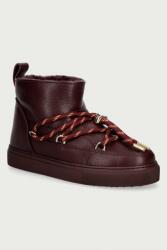 Inuikii Full Leather Gloss hócsizma női bőr - burgundia Női 41
