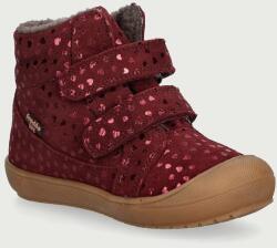 Froddo gyerek bőr téli cipő OLLIE WOOL TEX - burgundia 20
