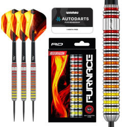 Red Dragon dart szett Red Dragon Furnace steel 90%, 24 gr gravírozott