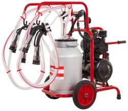  Aparat de muls vaci, pompă uscată, 2 posturi, 1 bidon aluminiu de 40 litri