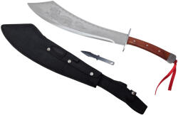 DEPOX Maceta, Breath of the Dragon, otel inoxidabil, cutit de aruncat inclus, 64 cm (0720)