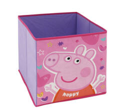 Peppa Malac Happy játéktároló 31×31×31 cm (ADX14452PP)