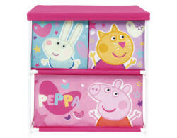 Peppa Malac Friends játéktároló állvány 3 rekeszes 53x30x60 cm (ADX14453PP) - ostore