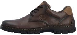 RIEKER Pantofi barbati, maro, casual, piele naturala, cu talpa groasa, Rieker 12213-25-Maro (Marime: 44) (12213-25-Maro-44)