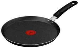 Tefal Tigai si seturi Tigaie pentru clatite Tefal Extra M0001032, 25 cm, aluminiu, invelis antiaderent ultra-rezistent, Thermo-Signal, negru