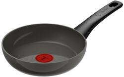 Tefal Tigai si seturi Tigaie Tefal Renewal Ceramic G0170202, 20 cm, aluminiu, invelis ceramic antiaderent Inoceram, Thermo-Signal, inductie, gri
