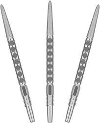 Target Swiss Point FLT ezüst steel fém darts hegyek Hegy hossza: 42 mm