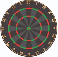 Bull's Netherland Bull's Advantage Professional fekete sisal darts tábla