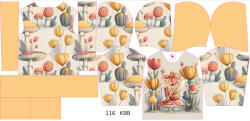 Takoy Szabásmintás panel 116 gyerek pulóver funkcionális szabadidőanyag Rosa tündér