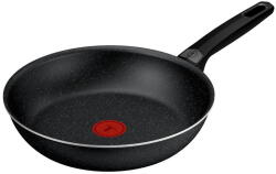 Tefal Tigai si seturi Tigaie Tefal Extra M0000532, 26 cm, aluminiu, invelis antiaderent ultra-rezistent, Thermo-Signal, negru