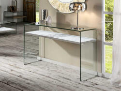 Schuller design lámpa ·SONOMA·KONZOLASZTAL ÜVEG/FEHÉR 764360 mag 76cm (764360)