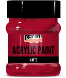 Pentart Matt akrilfesték 230 ml piros