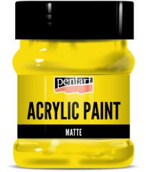 Pentart Matt akrilfesték 230 ml sárga