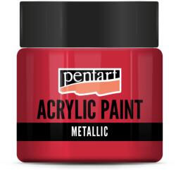 Pentart Metál akrilfesték 50 ml piros