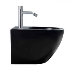 Fluminia Bideu suspendat compact Fluminia Ricci, negru mat (M203BBM) (M203BBM)