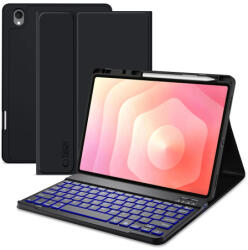 Tech-Protect SC Pen Keyboard husă cu tastatură pentru Samsung Galaxy Tab S12 Plus 12.4'', neagră
