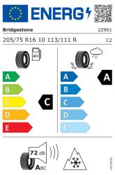 Bridgestone Duravis All Season Evo 8pr 205/75 R16c 113/111r (3286342296111) - anvelope-auto